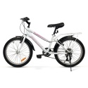 SIROX Luna 20 2026 dětské dívčí kolo bílé 6 rychlostí Shimano 20"`