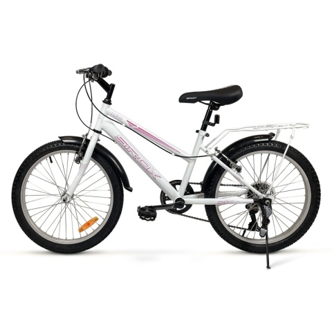 SIROX Luna 20 2026 dětské dívčí kolo bílé 6 rychlostí Shimano 20"`