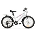 SIROX Luna 20 2026 dětské dívčí kolo bílé 6 rychlostí Shimano 20"`