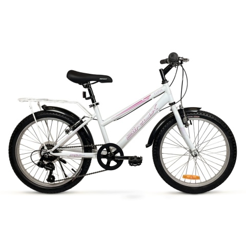SIROX Luna 20 2026 dětské dívčí kolo bílé 6 rychlostí Shimano 20"`