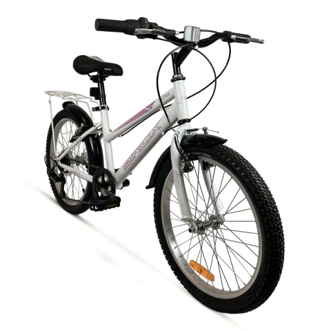 SIROX Luna 20 2026 dětské dívčí kolo bílé 6 rychlostí Shimano 20"`