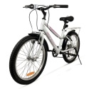 SIROX Luna 20 2026 dětské dívčí kolo bílé 6 rychlostí Shimano 20"`