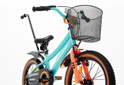 GERMINA Sport 16 2026 dětské chlapecké kolo modré 16" s pomocnými kolečky