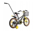 GERMINA Sport 16 2026 dětské chlapecké kolo černo-zelené 16" s pomocnými kolečky