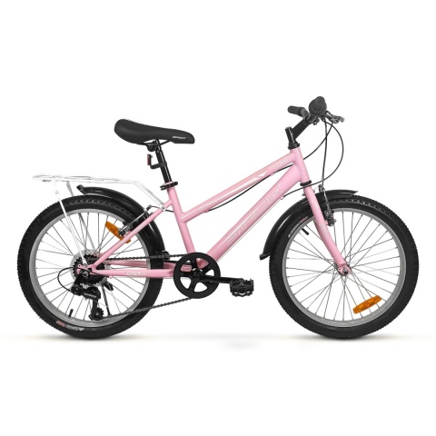 SIROX PINK 20 2026 dětské chlapecké kolo černé 20" 6 rychlostí Shimano s V-Brake