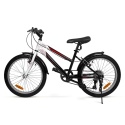 SIROX Rust 20 2026 dětské chlapecké kolo černé 20" 6 rychlostí Shimano s V-Brake