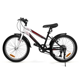 SIROX Rust 20 2026 dětské chlapecké kolo černé 20