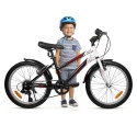 SIROX Rust 20 2026 dětské chlapecké kolo černé 20" 6 rychlostí Shimano s V-Brake