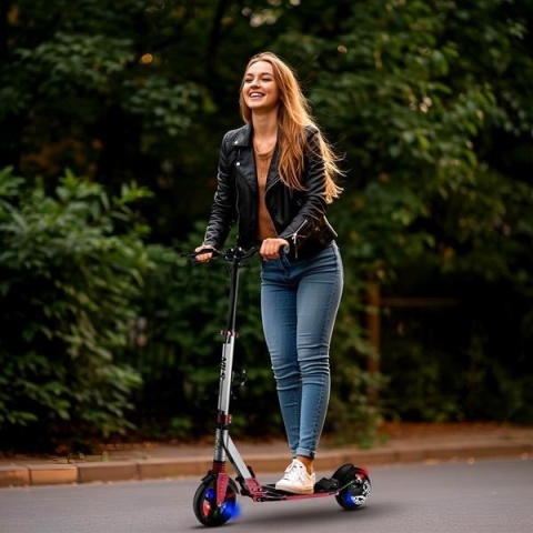 NILS Extreme HM122T freestyle koloběžka LED kolečka kotoučová brzda