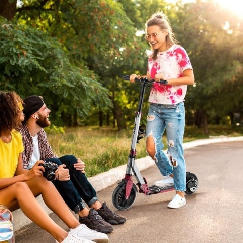 NILS Extreme HM122T freestyle koloběžka LED kolečka kotoučová brzda