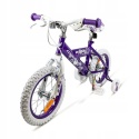 SIROX Montra Eclipse 14 2024 dětské dívčí kolo s pomocnými kolečky fialové