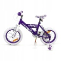 SIROX Montra Eclipse 14 2024 dětské dívčí kolo s pomocnými kolečky fialové