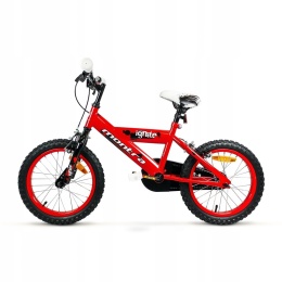 SIROX Montra Ignite 16 2024 dětské chlapecké kolo s pomocnými kolečky červené