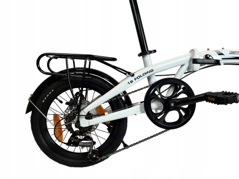 SIROX Voyage 16 2024 skládací městské kolo bílé